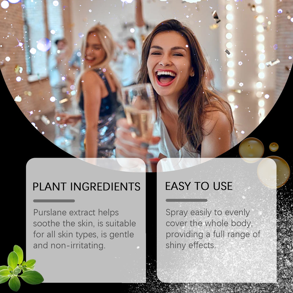 Body Flash Spray, Face Body Star Flash Party Highlight Focus Flash Spray