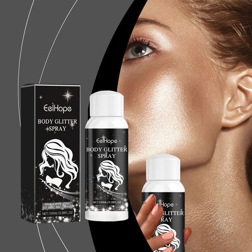 Body Flash Spray, Face Body Star Flash Party Highlight Focus Flash Spray