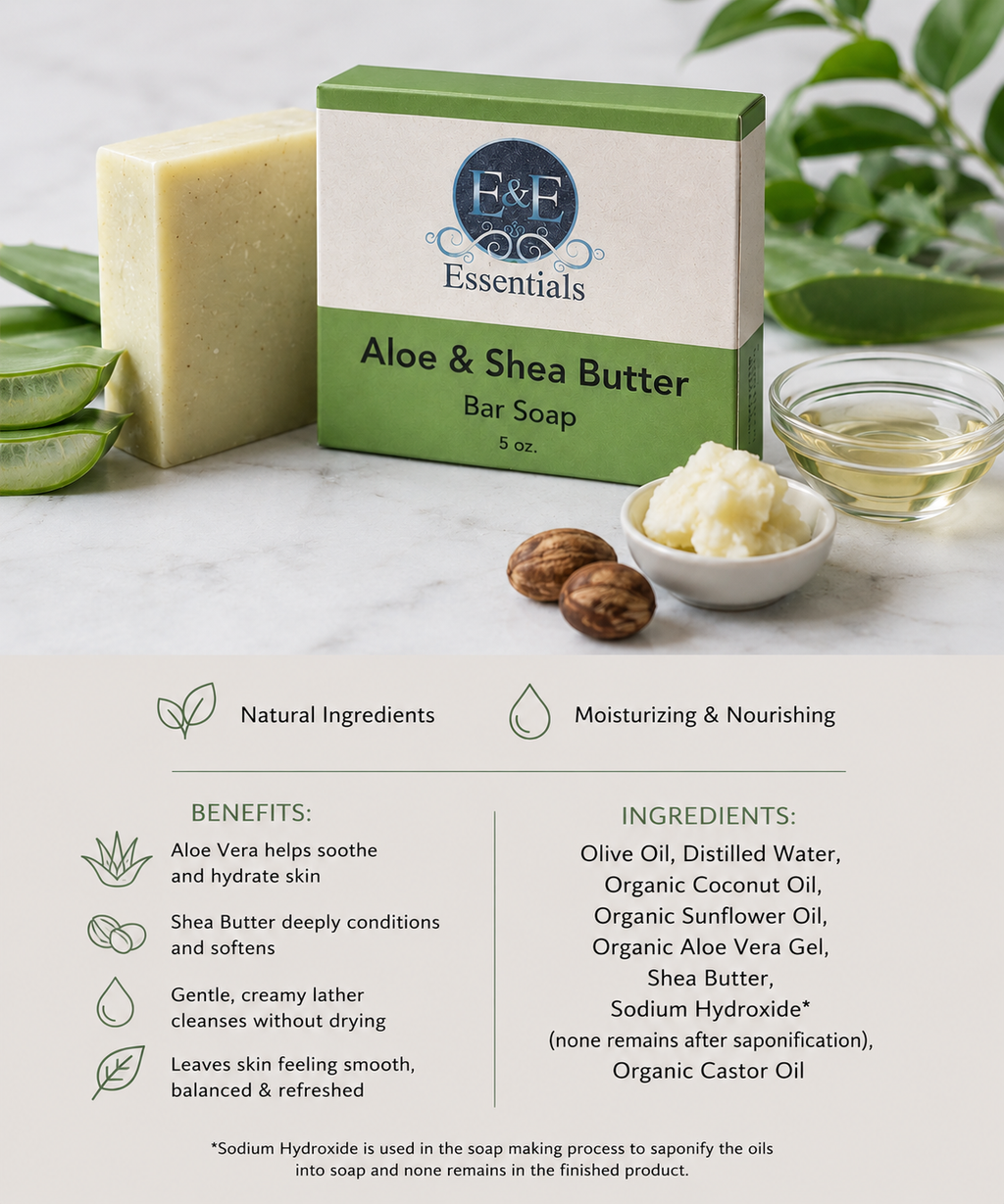 Aloe & Shea Butter Bar Soap