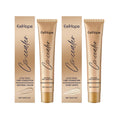Small Gold Tube Foundation Concealer, Natural Lightweight Skin Concealer Not Easy To Remove Makeup Moisturizing Liquid Foundation