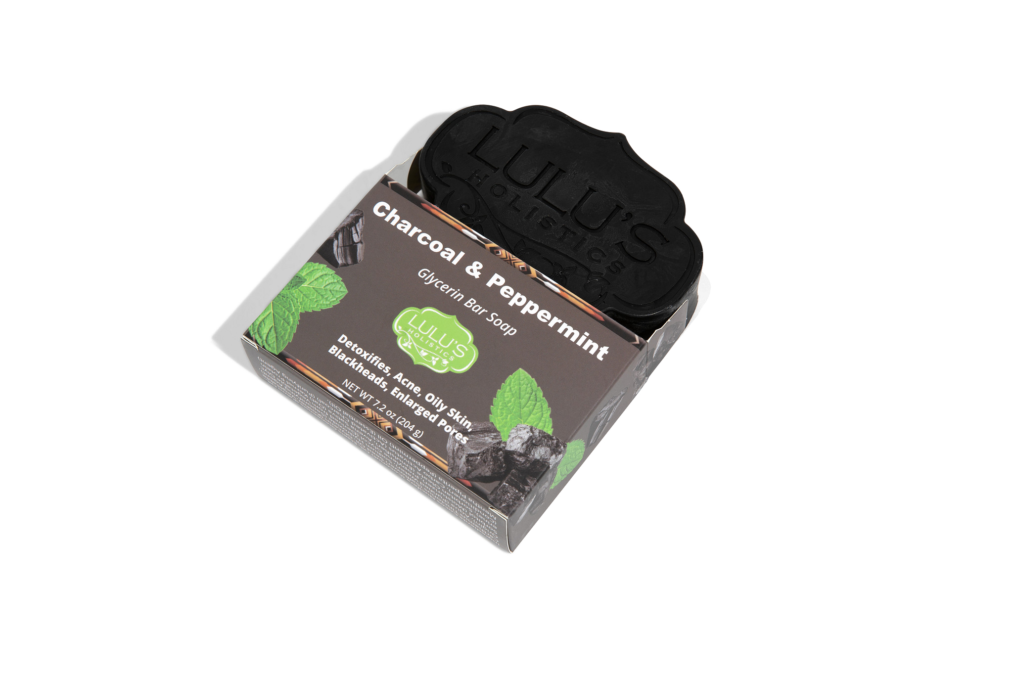 Charcoal & Peppermint Glycerin Bar Soap