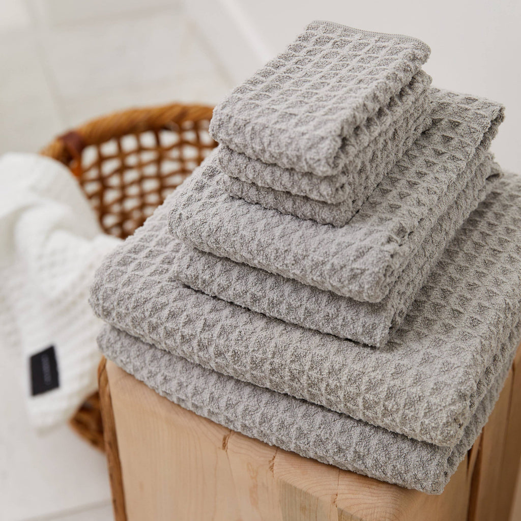 Waffle Bath, Hand towels, and Wash cloths